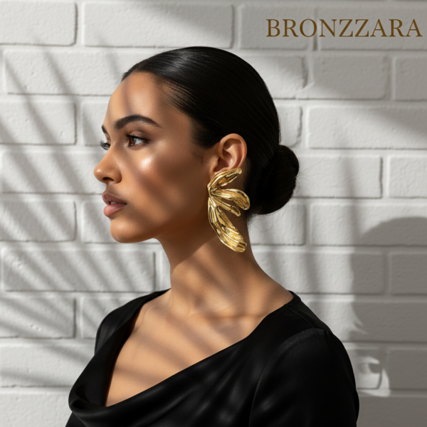 BÜYÜK YAPRAK DESEN KÜPE