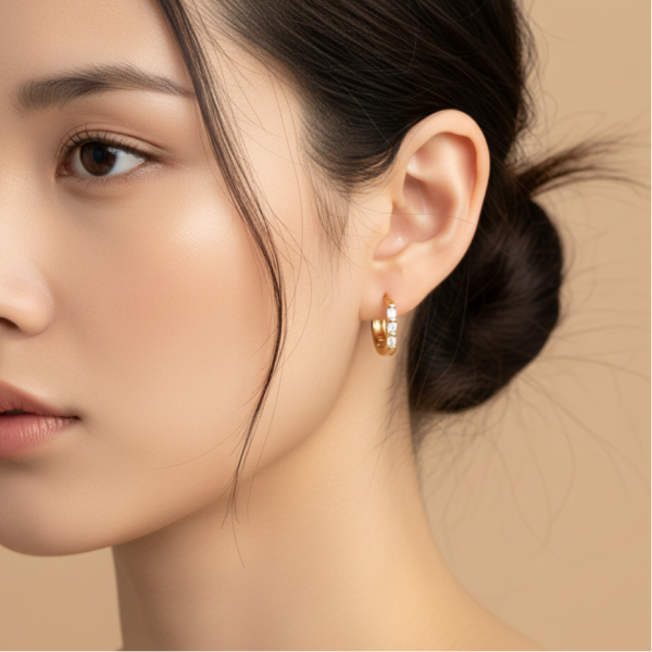 TASARIM BAGET HALKA KÜPE