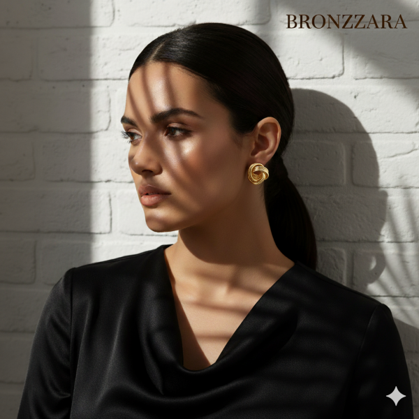 SARMAL HALKA DETAY ÇİVİLİ KÜPE