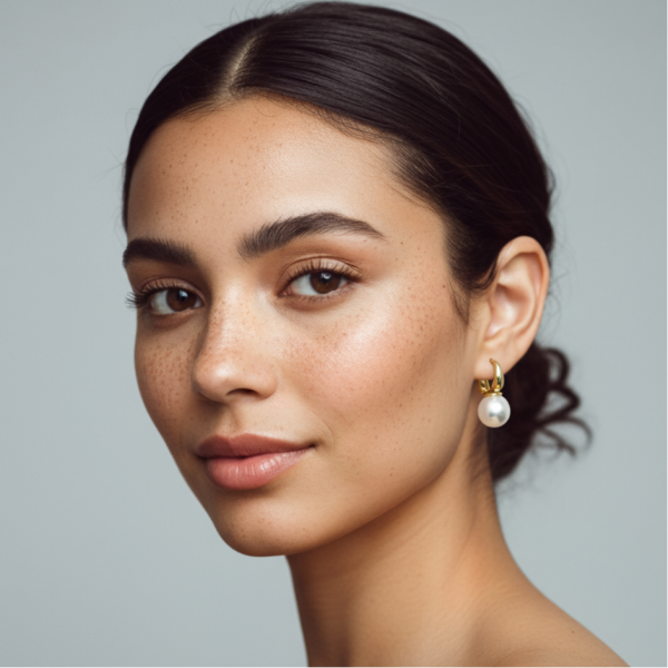 İNCİLİ HALKA KÜPE