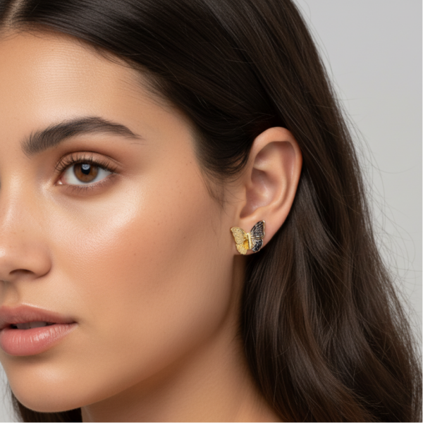 KELEBEK ÇİVİ KÜPE