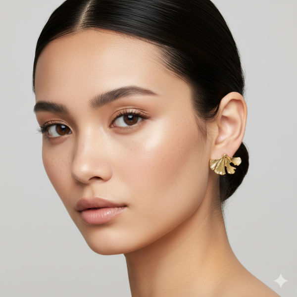 ÇİÇEK DESEN DÖKÜM ÇİVİLİ KÜPE