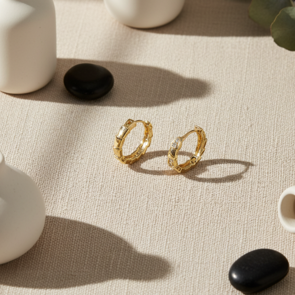 YILAN HALKA KÜPE SET