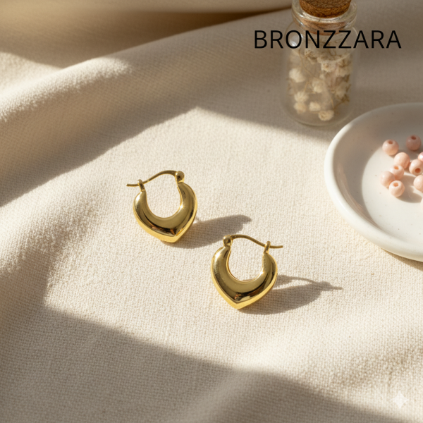 MİNİMALİST BOMBE FORM HALKA KÜPE