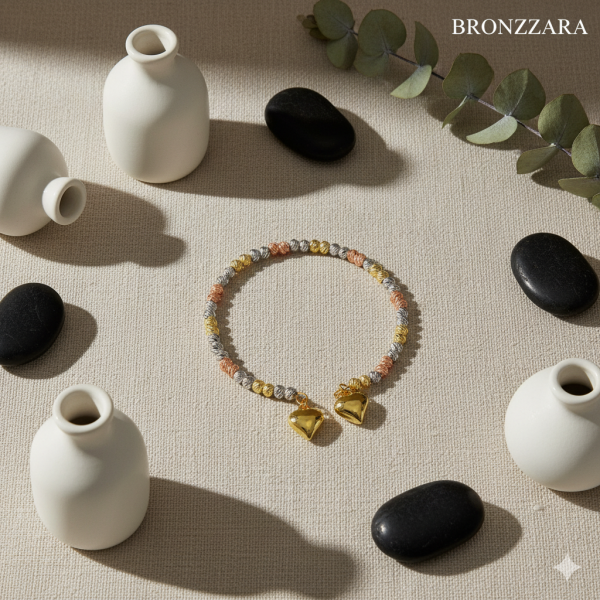 Kalp Figür Dorika Bileklik