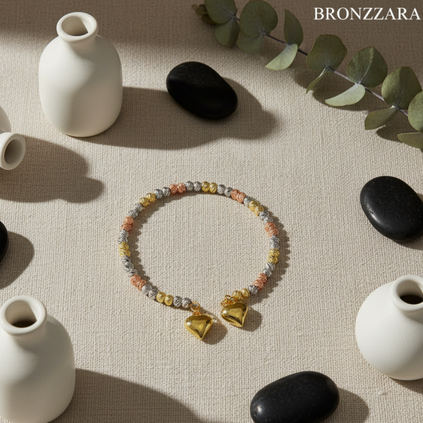 Kalp Figür Dorika Bileklik