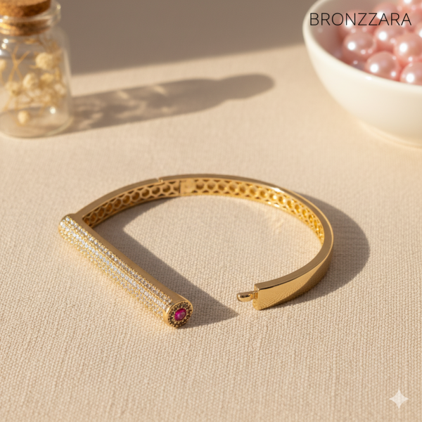 PREMİUM FULL DİAMOND DETAYLI KELEPÇE BİLEZİK