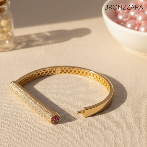 PREMİUM FULL DİAMOND DETAYLI KELEPÇE BİLEZİK