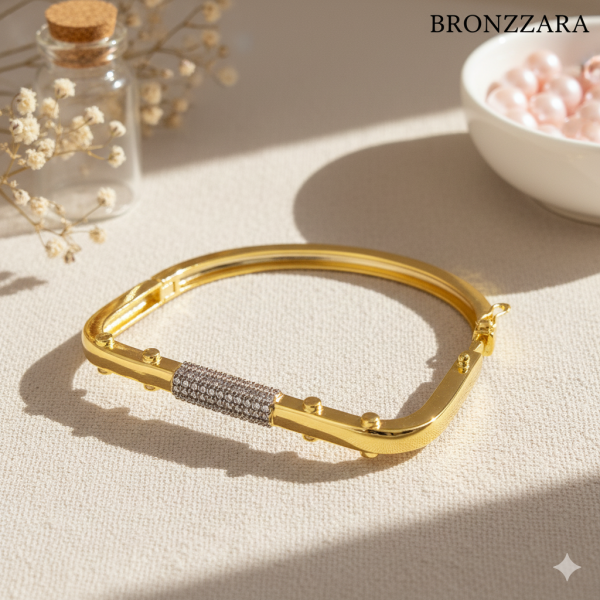 PREMİUM RODAJLI DİAMOND KELEPÇE BİLEZİK