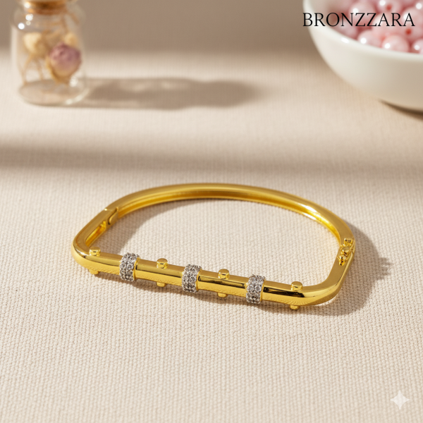 PREMİUM DİAMOND DETAYLI KELEPÇE BİLEZİK