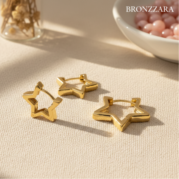 YILDIZ  HALKA KÜPE SETİ