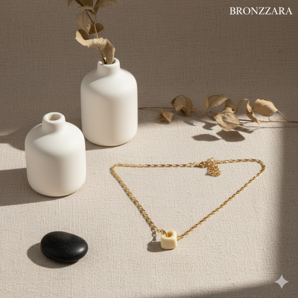 SEDEF TAŞLI İTALYAN KOLYE