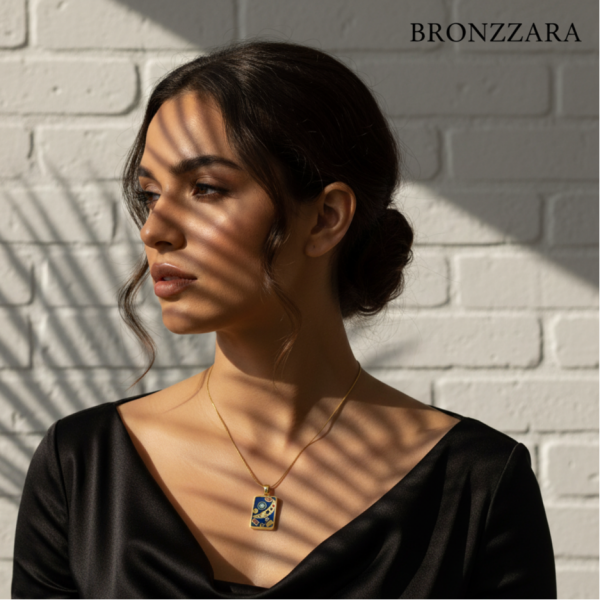 ÇELİK MİNELİ TAROT KOLYE