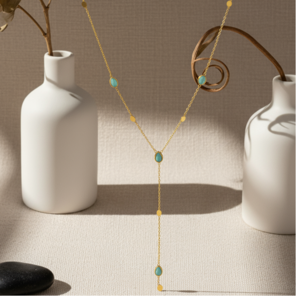 DAMLA DETAY ÇELİK Y KOLYE