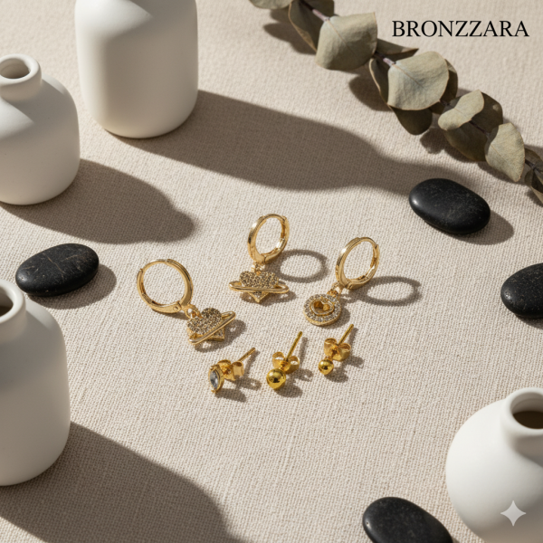 (SPARKLE) KOMBİN KÜPE SETİ