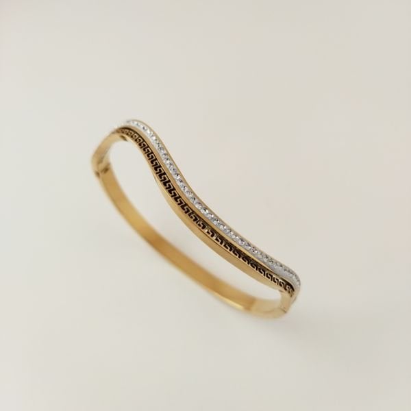 ÇELİK GOLD  KIVRIMLI BİLEZİK