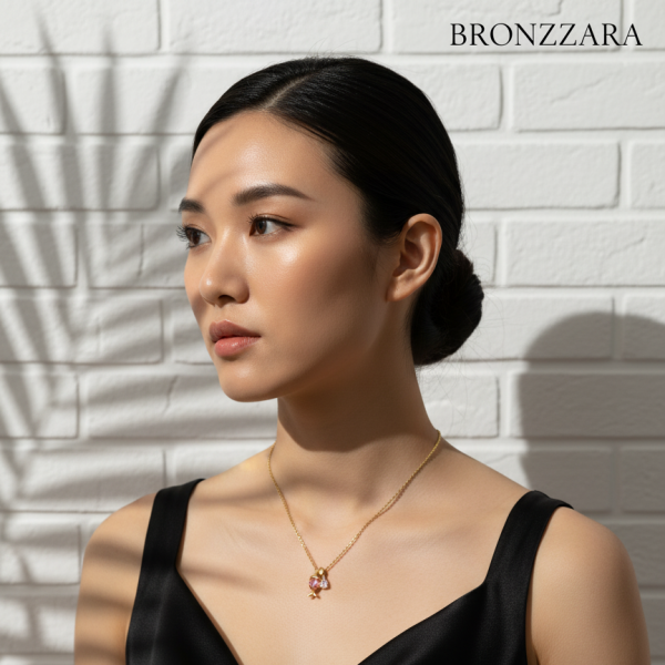 Kişisel Enerji Doğum Taşı Balık Kolye ( CITRİNE KASIM )